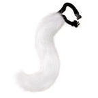 FluffyAnime Animal Fur Fox Tail Cat Paws Gloves and Ears Headwear Face Mask Cosplay Costume  Set Halloween Party Accessorie