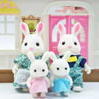 Forest Animal 1/12 Dollhouse Furniture Bedroom Kitchen Bathroom Set Miniature Simulation Dolls Accessories DIY Toys Girls