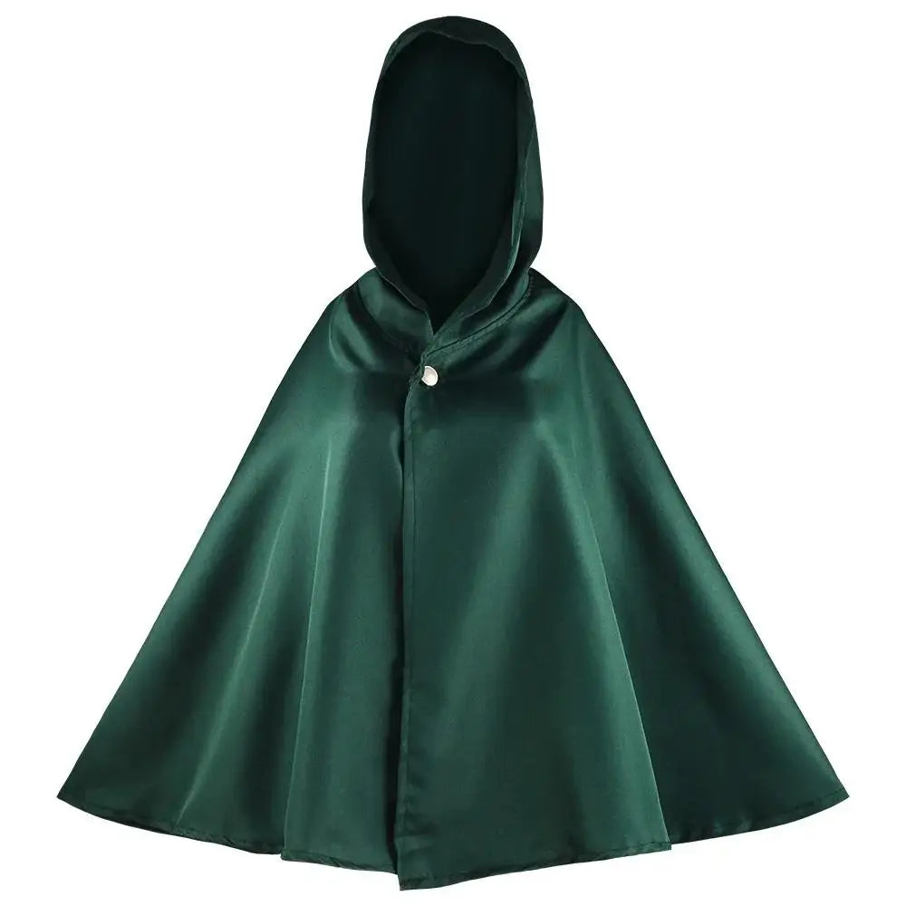 Anime Attack Cloak Shingeki No Kyojin Scouting Legion Cosplay Costume Cos Green Cape Mens Clothes Cosplay Costume Women
