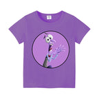 Inside Out 2 Joy Sadness Girls Boys Child T Shirt Clothes Tops Children's Clothing Summer Cute Short Sleeve Tee Kids Gift