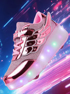 Sneakers Roller Shoes Dual-Use Skates for Kids and Adults