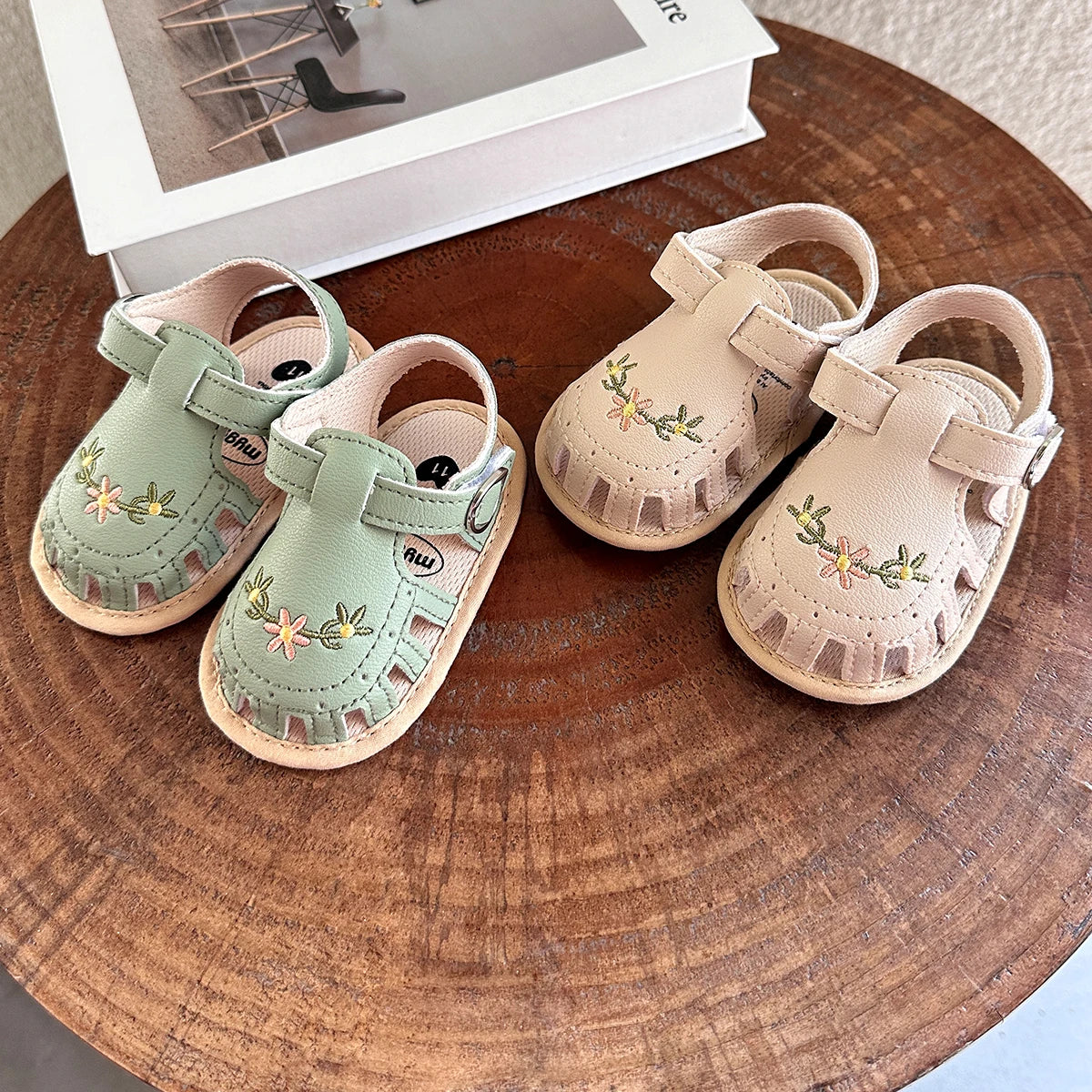 Infant Baby Sandals First Walker Crib Shoes for Boys Girls