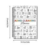 Household Chore Task Notebook Daily Weekly Monthly Cleaning Planner Family Home Cleaning Schedule Chart For Household Management