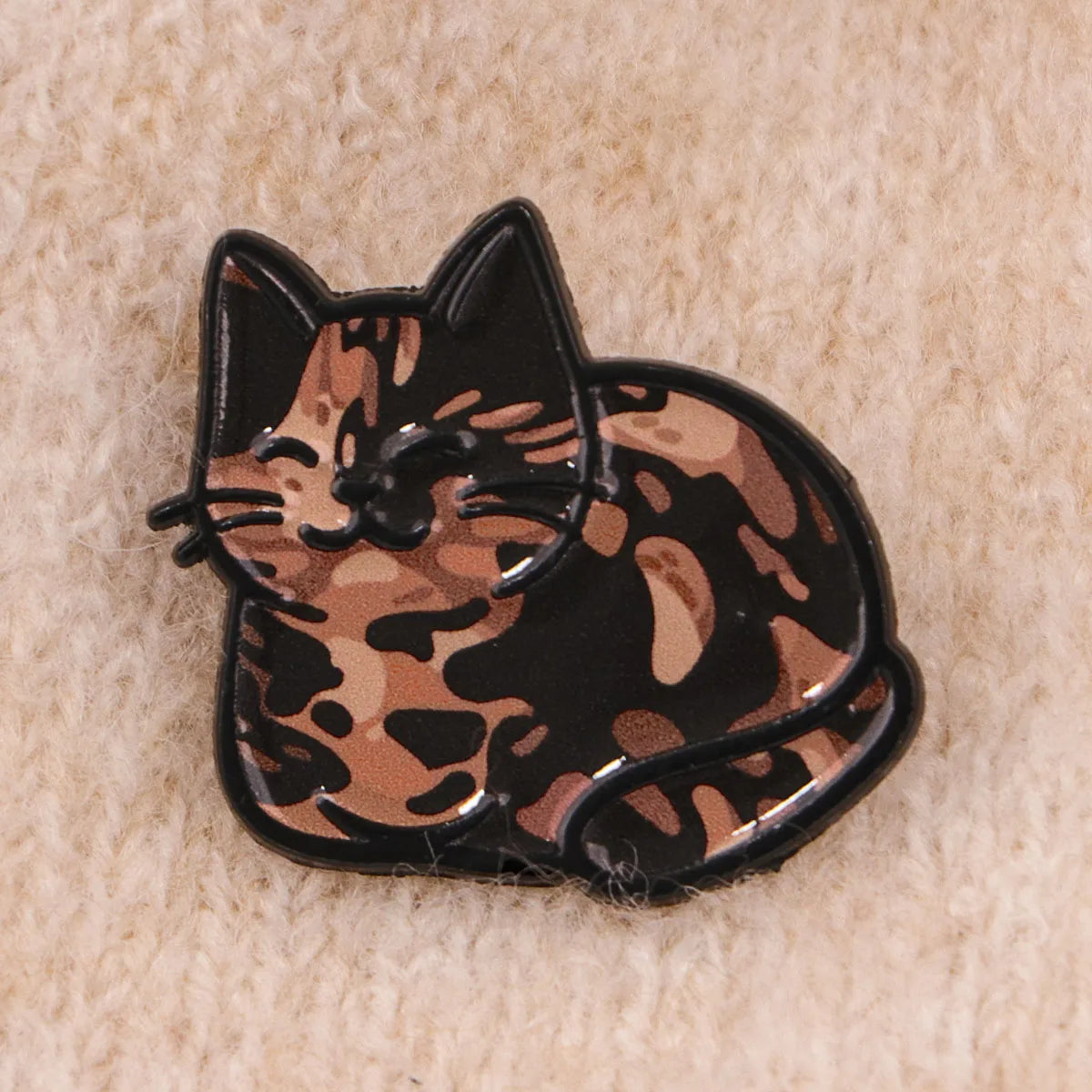 Cute Black Cats Enamel Pin Cartoon Anime Brooch Lapel Pins Badge on Backpack Clothing Accessories Fashion Jewelry Friends Gifts