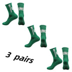 3Pairs/Lot New in ANTI SLIP Tapedesign Football Socks Mid Calf Non-Slip Soccer Sport Cycling Sports Mens Sock Women