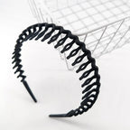 1/2/3pcs Hair Clip Frosted Color Headband Women's Non-slip Band Teeth Simple Pressure Headband Face Headband Hair Accessories