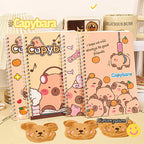 Capybara A5 Spiral Notebook Cute Planner Daily Notes Coil Notebooks Small Notepad For Kid Student Diary School Learning Supplies