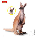 Oenux Classic Australian Wild Animals Kangaroos Koala Platypus Tasmanian Devil Echidna Cassowary Model Figurine Toy Kid Gift