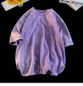 Oversized Acid Washed Y2K T-Shirt for Men