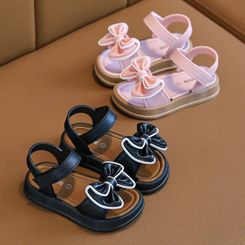 Girls Bow Princess Sandals Stylish Summer Footwear for Kids