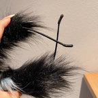 1pcs Cat ear headband Cute plush hairband Holiday dress up Christmas animal Ear hoop Children's hair accessories