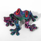 3D Printing Simulation Tree Frog Joint Movable Frog Ornaments Kitchen Home Decoration Office Animal Desk Toy Refrigerator Magnet