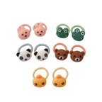 Baby thumb hair circle children's rubber band lovely girl's hair accessories tie hair rubber band does not hurt hair and has