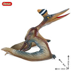 Oenux Classic Jurassic Dinosaur Brinquedo Quetzalcoatlus Ljahjas Pterodactyl Action Figures AnimalS Model PVC Collection Kid Toy