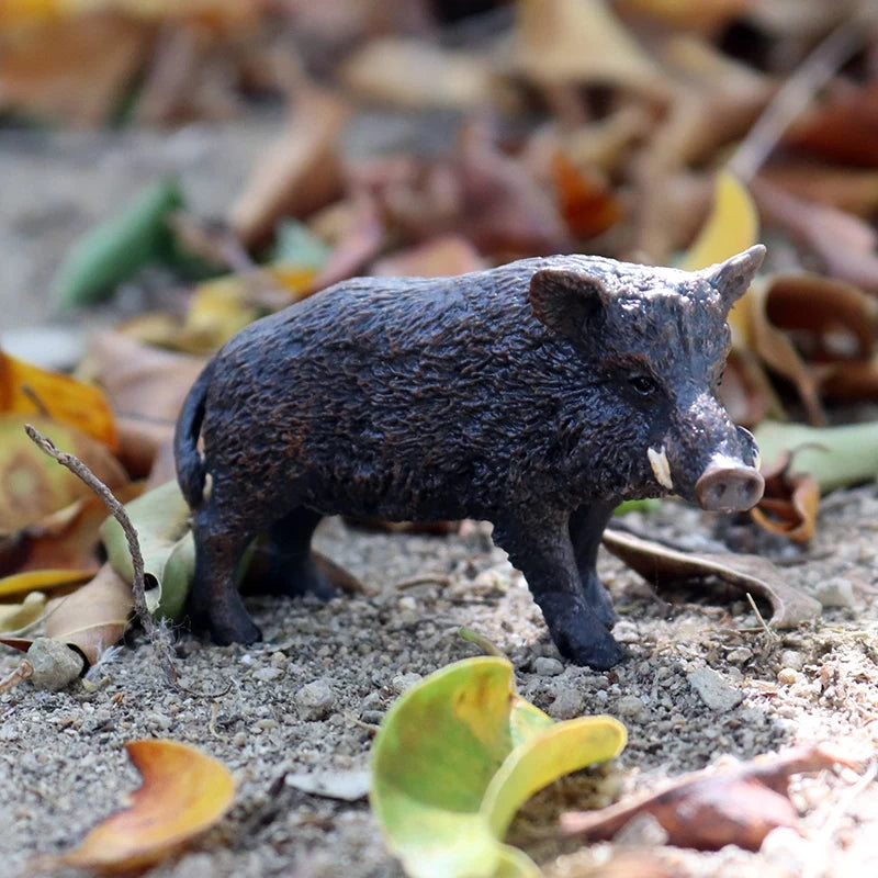 Oenux Wild Boar Tapirus Indicus Porcupine Animals Simulation Model Action Figures Figurine Educational Collection Kids Toy Gift