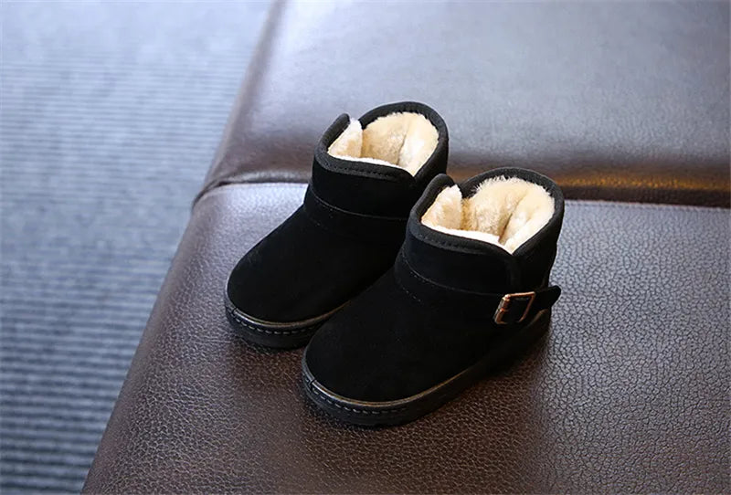 Fashion Children Casual Shoes Girls Boys Cotton Snow Boots Warm Kids Boots Boy Winter Cotton Shoes Sneakers ботинки мартин