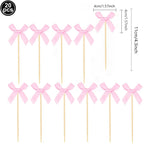Pink Bow Cupcake Liners Coquette Bow Cupcake Wrappers Baking Cups for Baby Shower Wedding Bridal Showers Birthday Party Decors