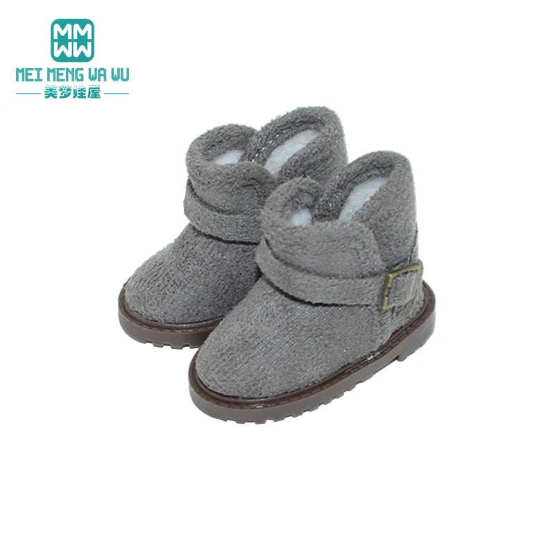 Mini Doll Snow Boots Fashion Shoes for 1/6 BJD Dolls