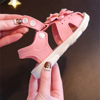 Baby Girl Bow Beach Sandals Soft Non Slip Summer Shoes