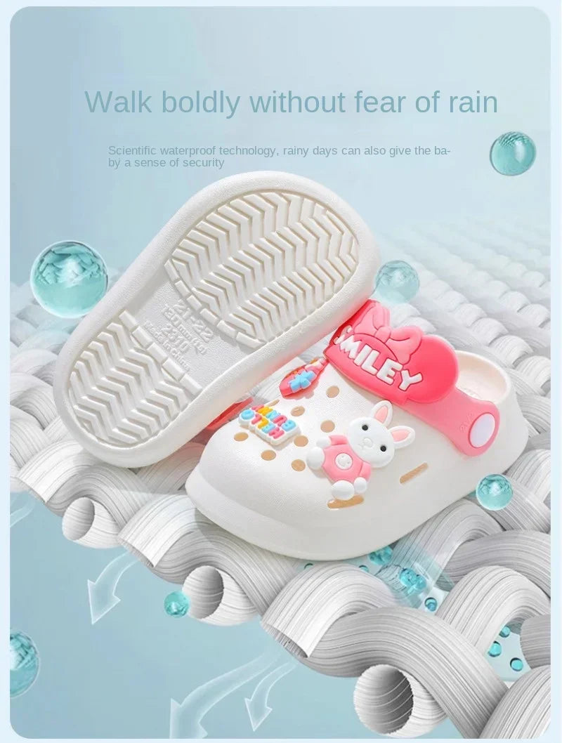 Baby Cartoon Summer Sandals Anti Slip Beach Shoes for Infants