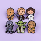 Classic Characters Enamel Pins Cool Badge Brooches For Women Men Metal Pin for Backpack Collectible Sci-Fi Movie Fan Gifts