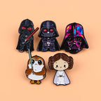 Classic Characters Enamel Pins Cool Badge Brooches For Women Men Metal Pin for Backpack Collectible Sci-Fi Movie Fan Gifts