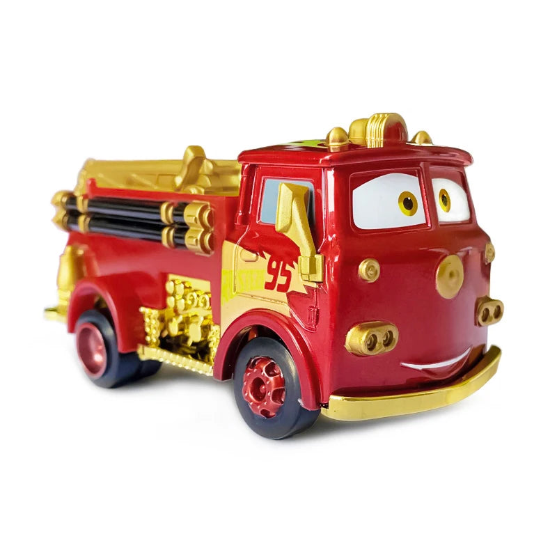 Cartoon Pixar Cars Tractors 1/55 Metal Die Casting Model Car Alloy Material Anime Figure Collectibles Racing Toys Birthday Gifts