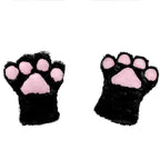 Lolita Cat Ear Paw Gloves Hairband Dance Prom Halloween Cat Ears Headwear Cosplay Cat Ear Anime Party Costume Bell Headwear High