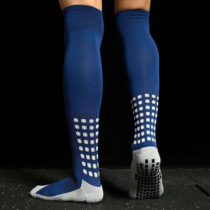 New Long Football Socks Silicone Suction Cup Grip Anti Slip Soccer Socks Sports Men Women Baseball Rugby Socks