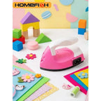 Mini Electric Iron Portable Travel Craft Clothing Sewing Pad Electric Protection Household Cover Iron Supplies
