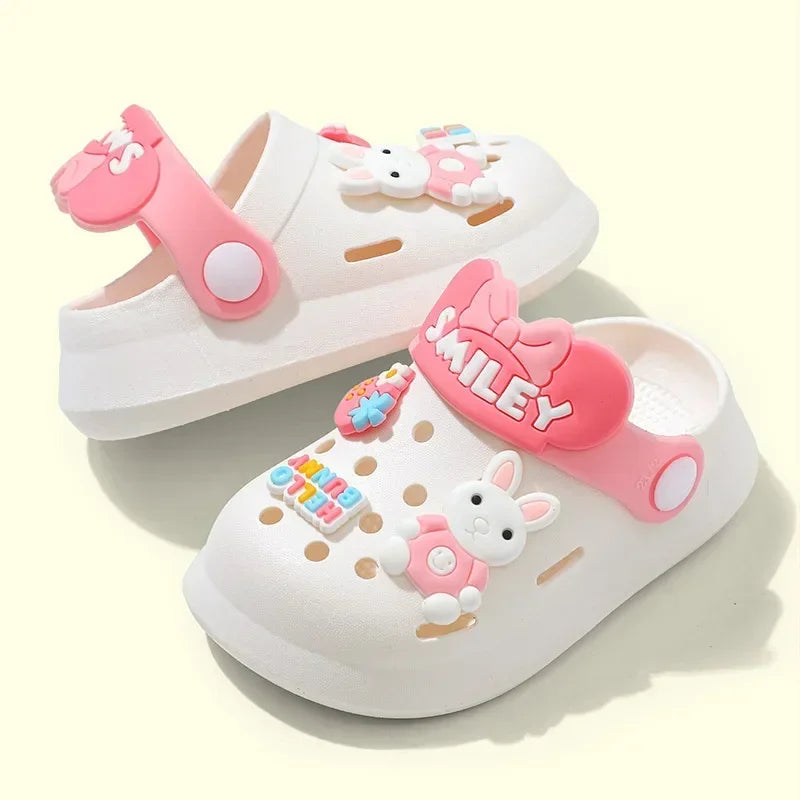 Baby Cartoon Summer Sandals Anti Slip Beach Shoes for Infants