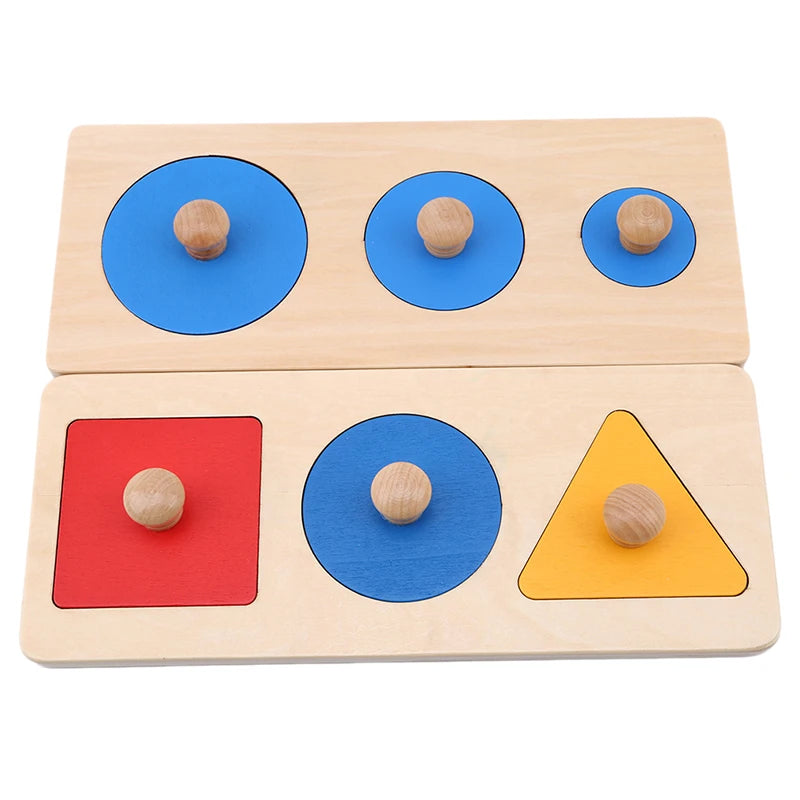Montessori Puzzle Toys Wooden Geometric Sorting Game