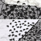 100/50pcs Realistic Spider Christmas Halloween Decoration Plastic Mini Spider Black Scary Spider Prank Haunted House Decorations