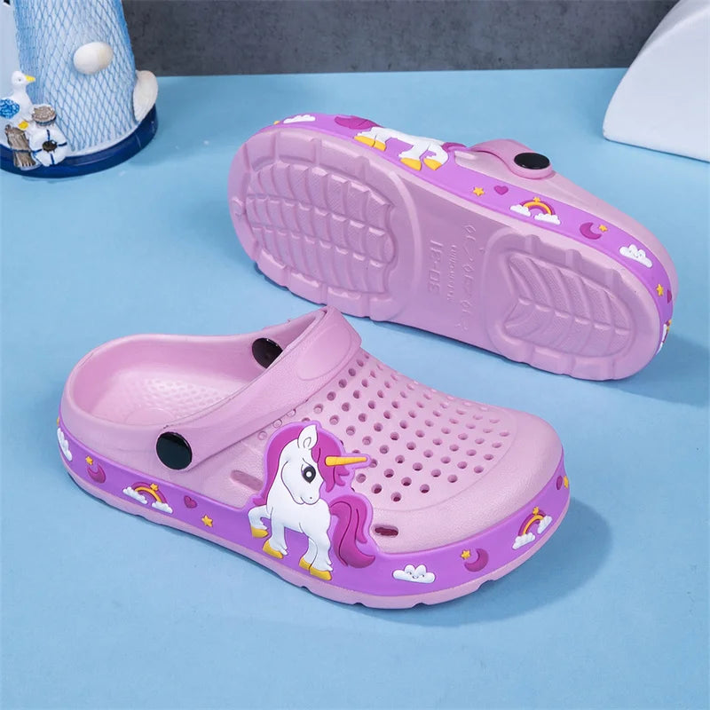 Kids EVA Clogs Summer Beach Water Shoes for Girls
