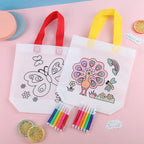 DIY Graffiti Gift Bags with Markers for Kids Parties
