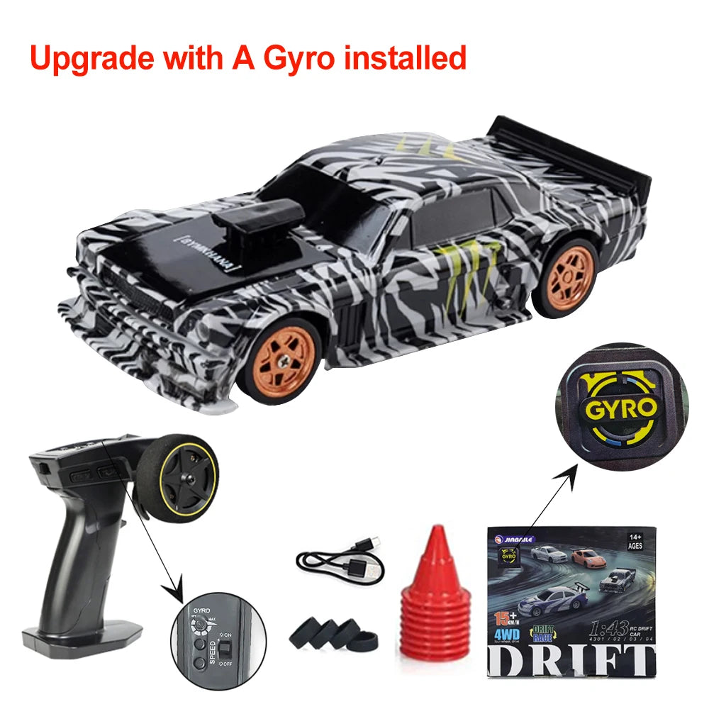 Gyro 4WD RC Drift Racing Car High-Speed Radio Control Toy