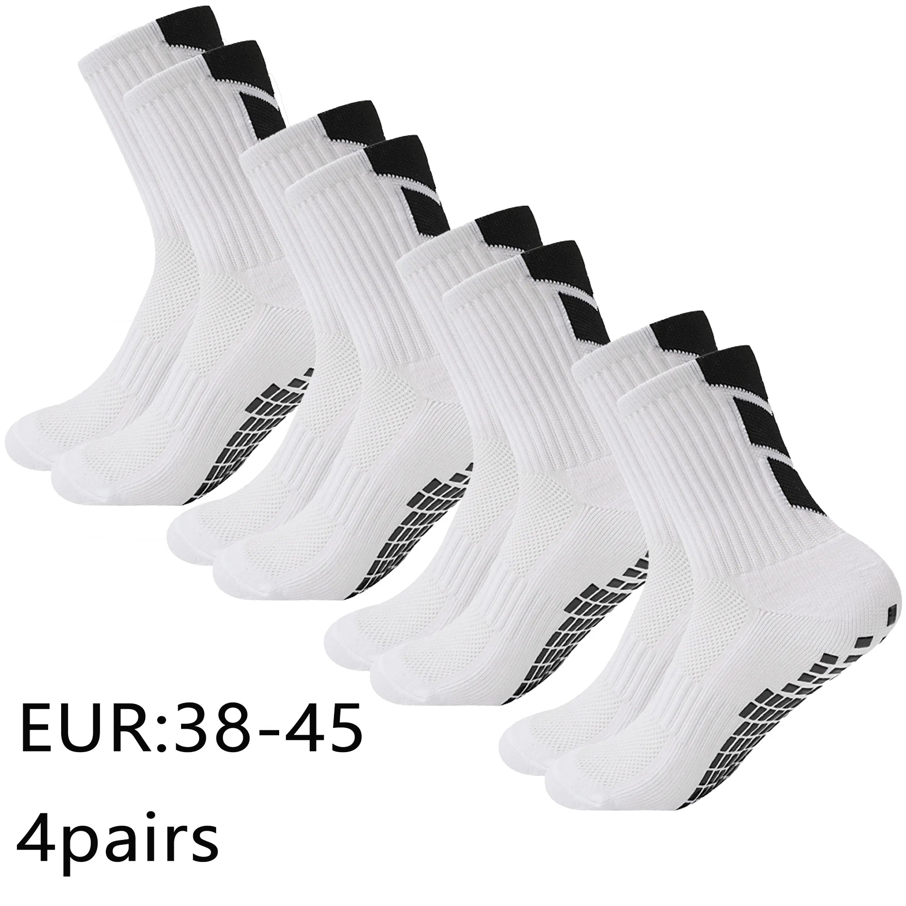 1/4/6/10pairs size38-45mid tubegluedfootball socksfor sports training andcompetition non slip and breathable socks  basketball