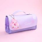 Cute Decompression Pencil Case Large Capacity Storage Bag Back to School Supplies Kawaii Korean Stationery Pen Cases