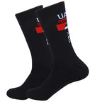 New UAE Cycling Socks rTeam Bike Nurse Compression Road Bike Running Mtb Knee-high White Sports Running Football Socks