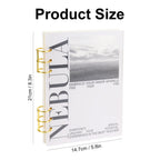 A5 A6 Frosting  Thick line Acrylic Loose Leaf Binder Cover DIY Account Book Journal Planner Office Stationery Supplies