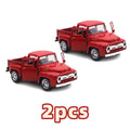 1:32 Red Vintage Metal Truck Pull Back Model Toy