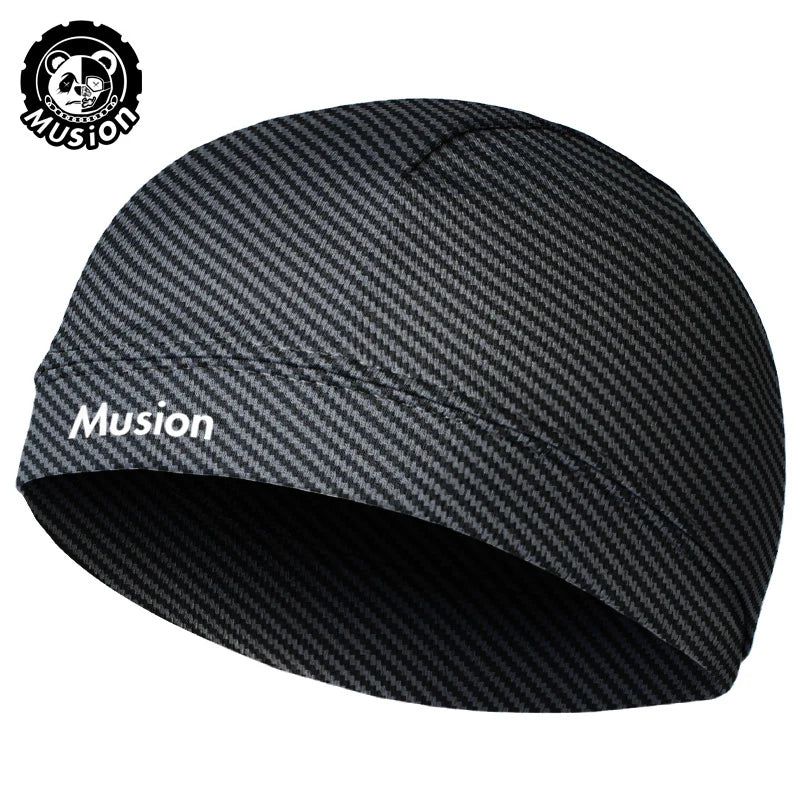 Musion Original Design Motorcycle Head Cover Helmet Cap  Moisture Wicking Dry Fit Skull CapHelmet Inner Helmet for Cycling