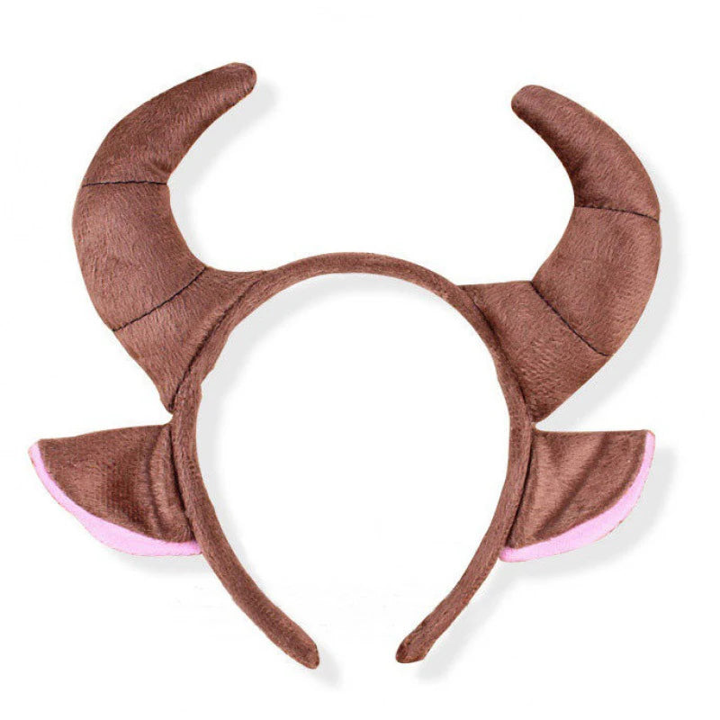 Cute Cartoon Animal Headgear Cosplay Anime Frog Monkey Tiger Masquerade Halloween Party Props Kawaii Cat Headband Birthday Gifts