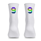 WEST BIKING Professional Cycling Breathable Socks Bicycle Racing Compression Socks Men Soccer Basketball Sports Reflective Socks