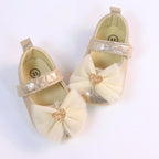 Baby First Step Shoes Breathable Non Slip Toddler Princess Lace