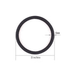 10/50pcs 4mm Mix Color Black No Damage Elastics Hair Ties Bands Leagues Pony Tails Holders for Men Women Girls and Boys Bulk