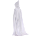 Halloween Adult Kids Witch Cloak Cape Hooded Cosplay Costume Death Cloak Carnival Party Halloween Long Cape 8 Colors