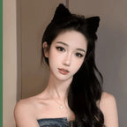 1 Plush Cat Ear Headband with Cute and Girlish Style, Perfect for Daily Use, Cute and Eye-catching