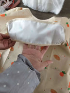 1PC Child Feeding Bib Waterproof Long Sleeve Apron Rice Pocket Feeding Blouse Toddler Bibs Children's Summer Thin Feeding Smock