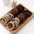 50/100pcs Soft Elastic Hair Ties Hair Bands Decorative Hair Accessories Set For Baby Girls